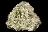 Gleaming, Pyritohedral Pyrite Cluster - Peru #84808-2